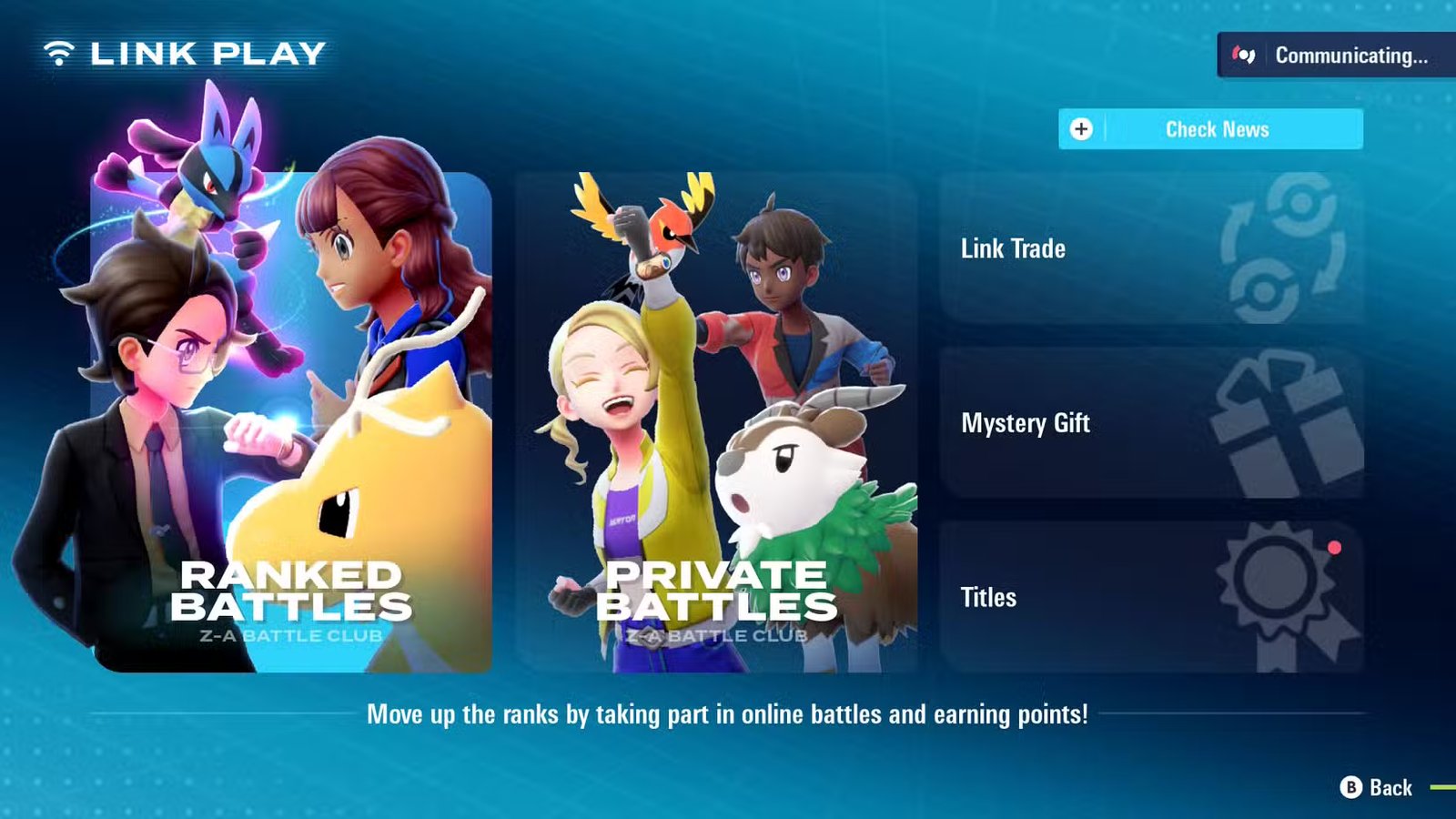 A screenshot showcasing the enhanced graphics in the Z-A update.