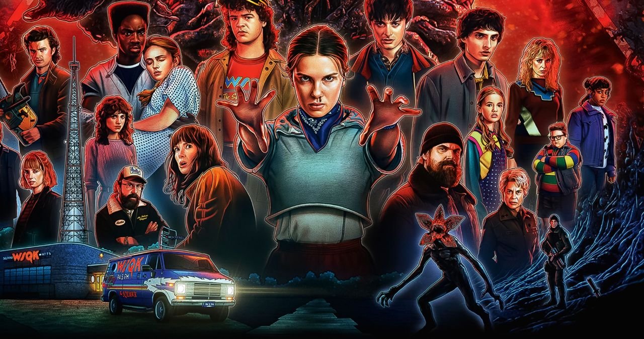 Eleven looking determined in Stranger Things Season 5 Volume 1