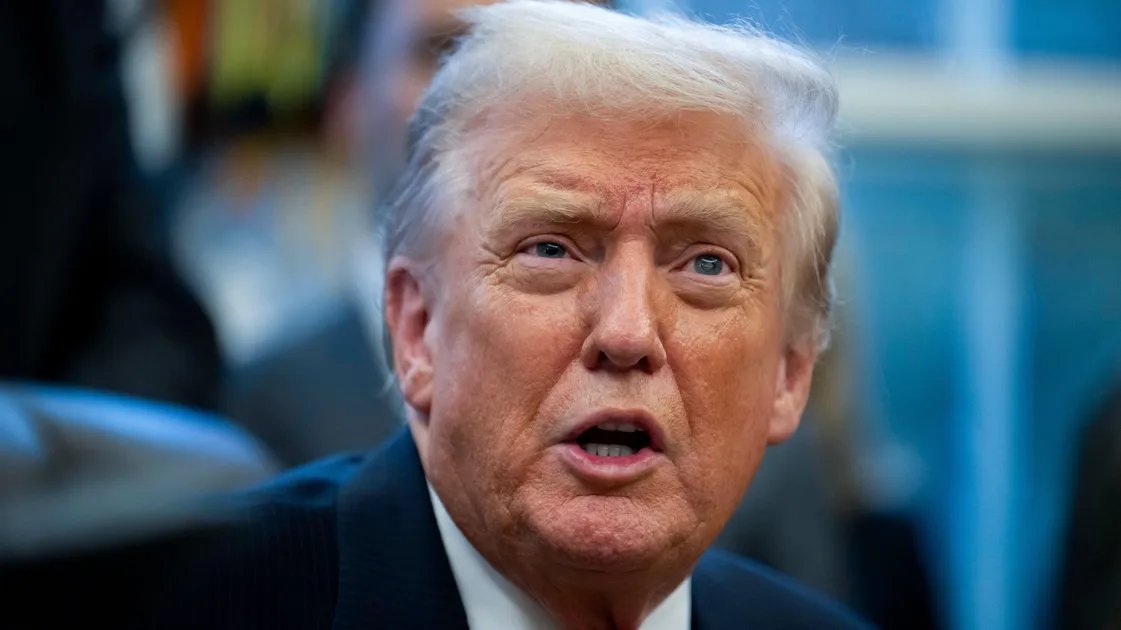 A man looks confused and frustrated, possibly a MAGA supporter reacting to news.