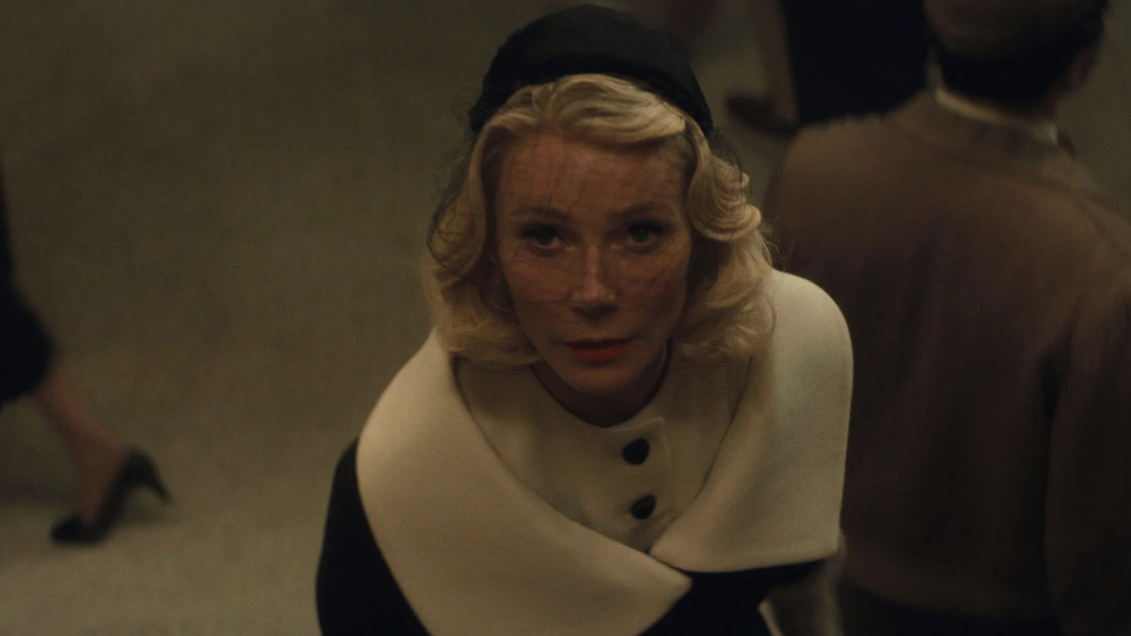 Olivia Spencer and Timothée Chalamet in a touching scene.