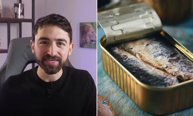 Man ate 1,000 sardines in a month, lost 6 pounds and 'smelled like a fish market'