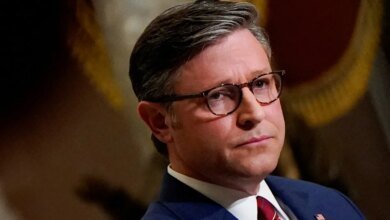 Mike Johnson says Trump's R-word comment 'not the word I would choose'