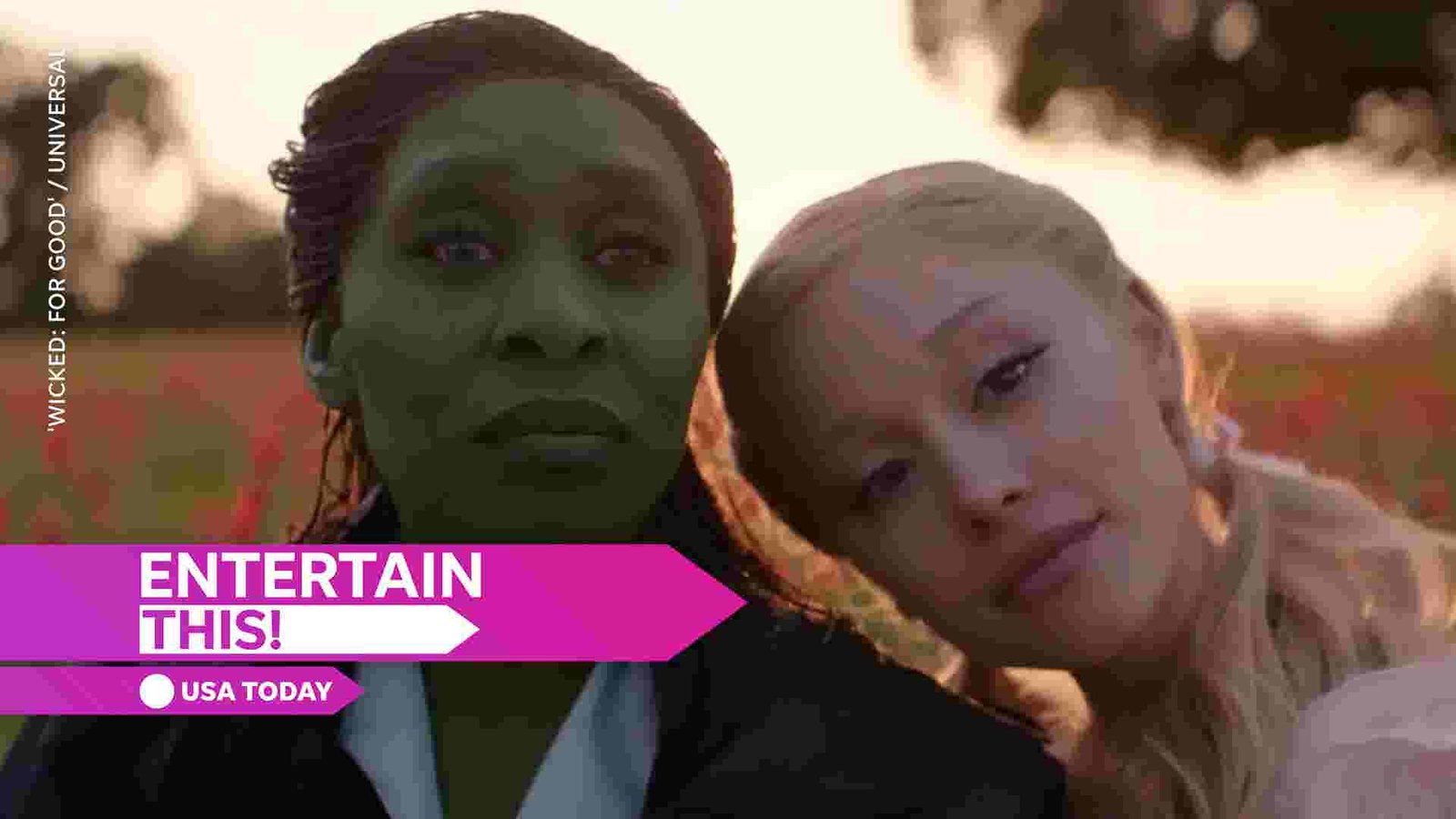 A shocked group of people watching an awards nomination announcement on TV, one person holding their head in disbelief.