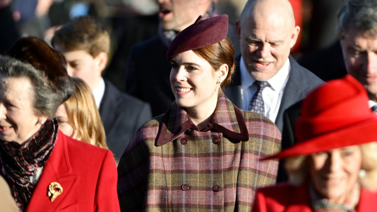 The Royal Family walking united towards church at Sandringham on Christmas Day.