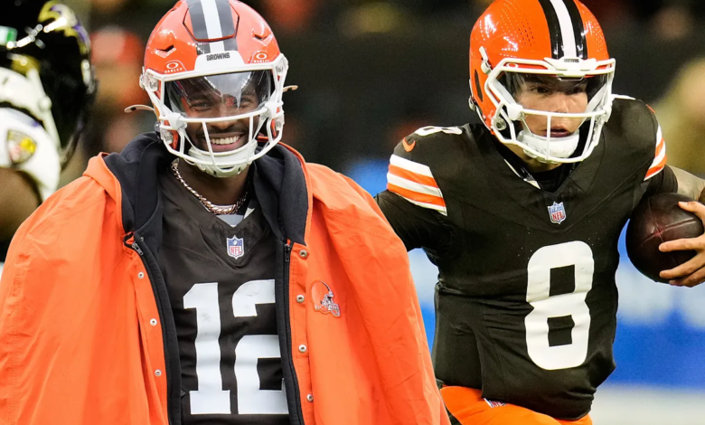 Shedeur Sanders was supported while Dillon Gabriel received heavy criticism after the loss to the San Francisco 49ers