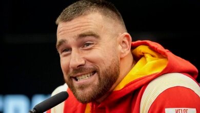 Travis Kelce makes his intentions clear about having children with Taylor Swift with his reaction to the arrival of a new baby: Let's do this!