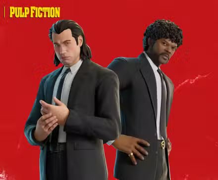 A battle royale scene in Fortnite with a character wearing an orange parka, resembling Kenny, engaging in combat amidst a chaotic environment.