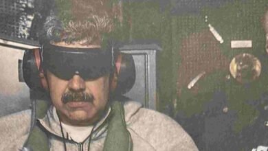 Maduro blindfolded, handcuffed aboard USS Iwo Jima