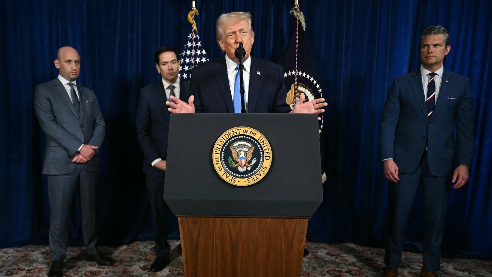 Venezuelan flag waving, symbolizing the nation's political future after Maduro's capture.