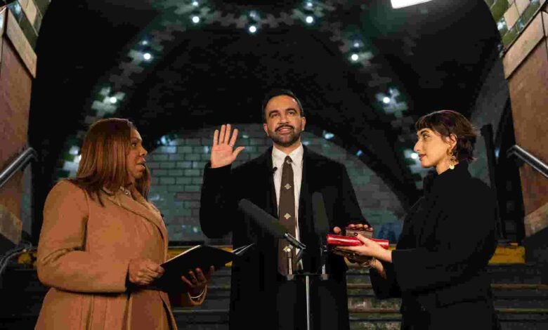 Zohran Mamdani sworn in as NYC mayor