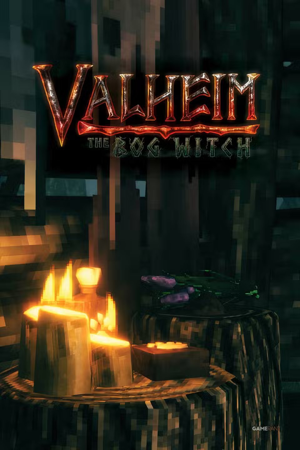 A group of Valheim players fighting a giant troll in a forest, showcasing cooperative combat and potential for Switch 2 multiplayer.