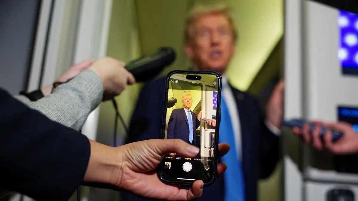 Donald Trump's varied social media posts covering DC politics and local grievances