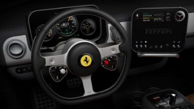 Ferrari's First EV Has A Name—And An Apple-Inspired Interior Design