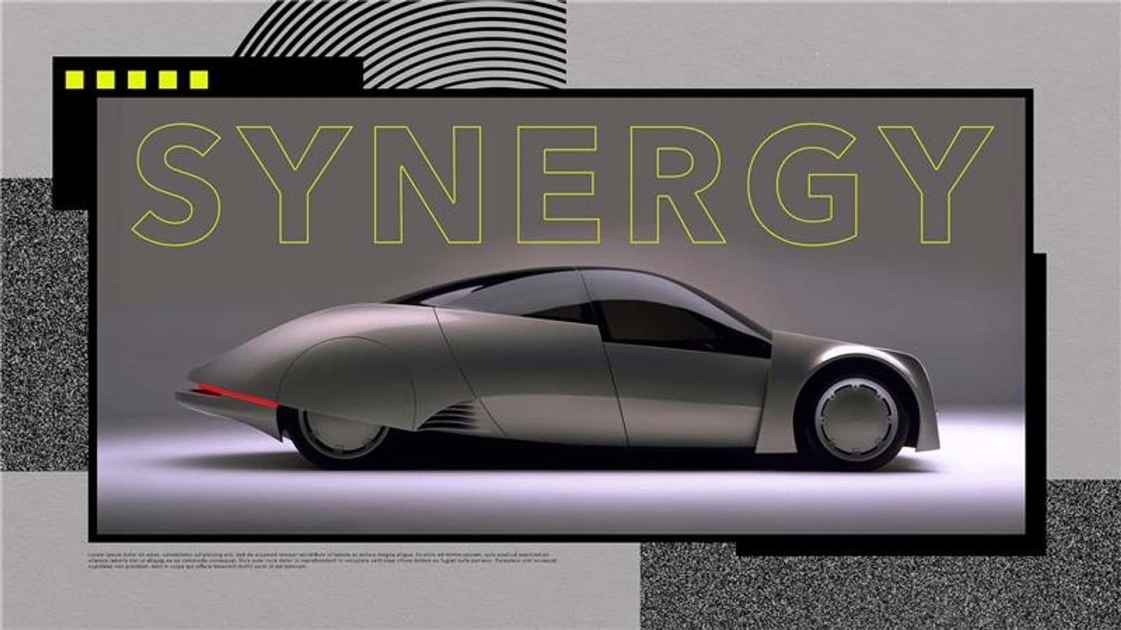 A vintage Ford concept electric vehicle from the early 1990s, showcasing its sleek, aerodynamic design and forward-thinking features for an extended range.