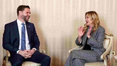 Vance meets Italian PM before opening ceremonyPolitics