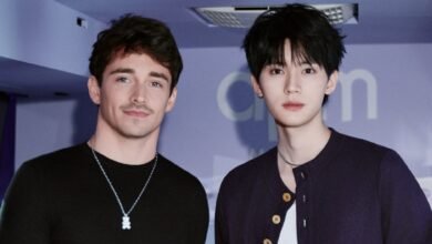 'When I Fly Towards You's Zhou Yiran has fanboy moment meeting Ferrari F1 star Charles Leclerc; Watch
