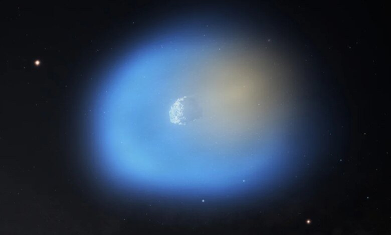 An interstellar comet brought a weird chemical mix into the solar system