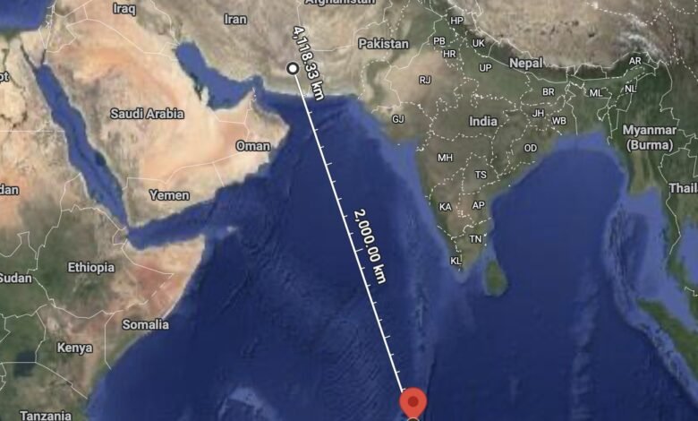 Iran launches medium-range ballistic missiles toward Diego Garcia airbase, intercepted mid-air