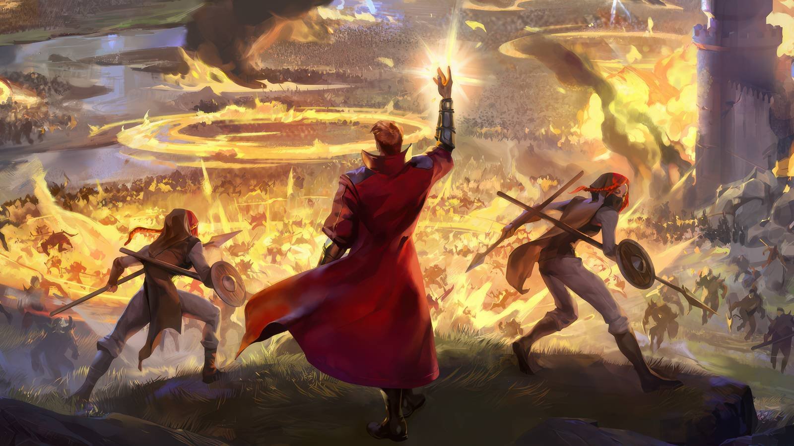 War of the Dragon Hero Mode gameplay showing area control map of the Westlands