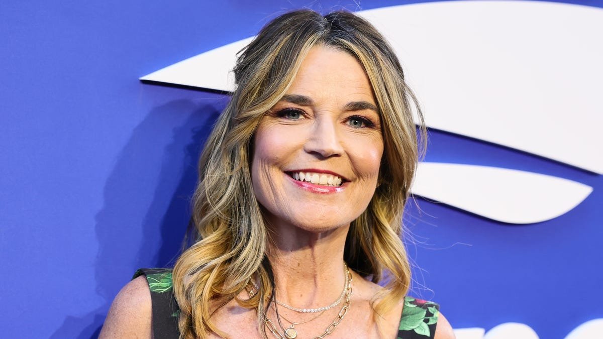 Savannah Guthrie and husband Michael Feldman at US Open red carpet event with supportive embrace
