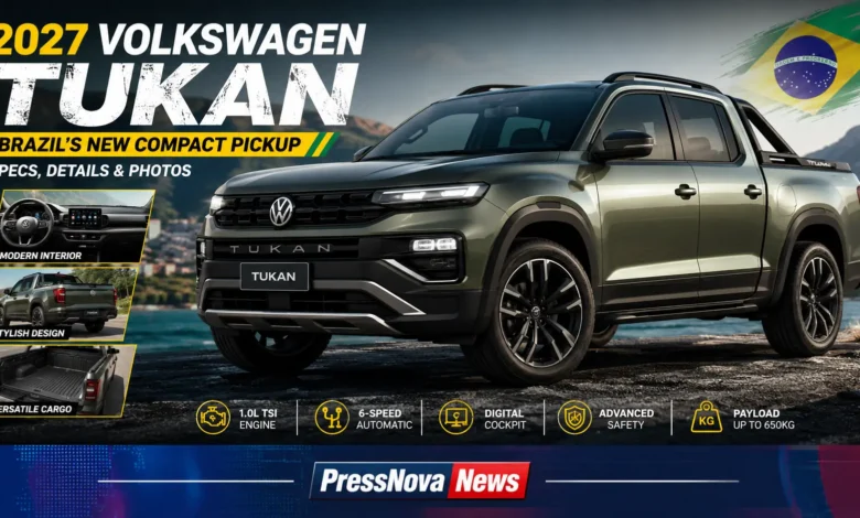 2027 Volkswagen Tukan front three-quarter view revealed at Barretos Rodeo Festival Brazil