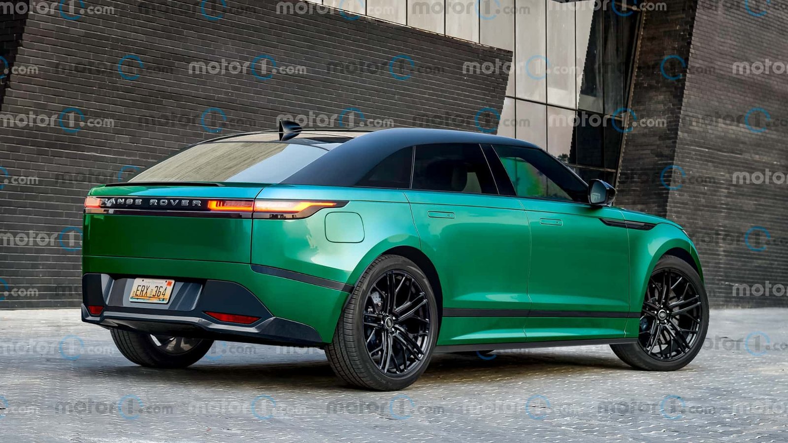 2028 Range Rover GT interior cabin with minimalist dashboard and floating display 2028 Range Rover GT interior cabin with minimalist dashboard and floating display