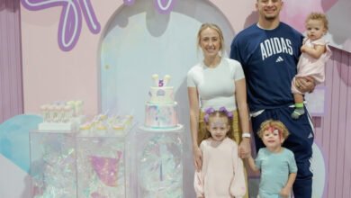 Patrick and Brittany Mahomes celebrate their daughter Sterling's milestone in style