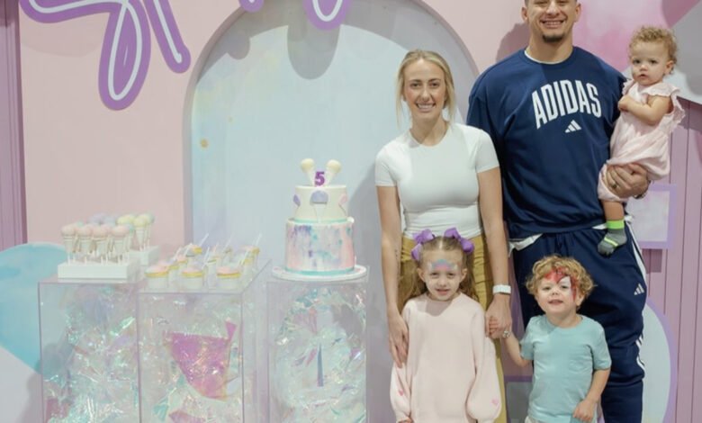 Patrick and Brittany Mahomes celebrate their daughter Sterling's milestone in style