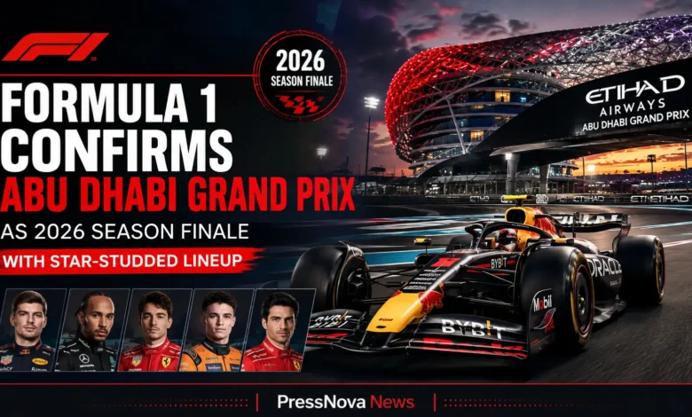 Formula 1 Abu Dhabi Grand Prix 2026 season finale Yas Marina Circuit night race atmosphere