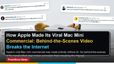 Apple Mac mini M6 commercial behind-the-scenes stop-motion claymation production
