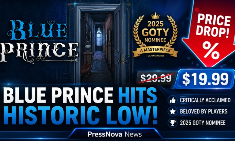 Blue Prince Steam sale price drop historic low 40 percent off