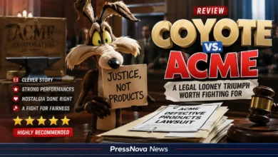 Wile E. Coyote and Will Forte star in Coyote vs. Acme live-action animated hybrid film