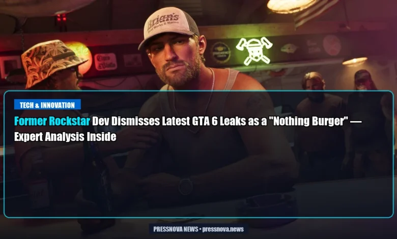 GTA 6 gameplay leak footage showing Vice City beach environment with character models in motion