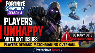 Fortnite Chapter 7 Season 4 Override key art featuring gaming crossover skins