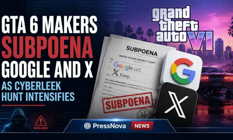 GTA 6 makers subpoena Google and X Corp in Cyberleek investigation court filing