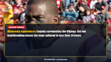 Minnesota experiences tragedy surrounding the Vikings: the two heartbreaking losses the team suffered in less than 24 hours