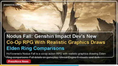 Nodus Fall HoYoverse dark fantasy co-op action RPG realistic graphics Elden Ring comparison