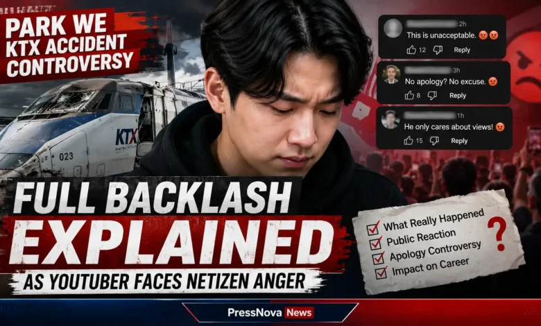 Park We KTX accident controversy backlash explained