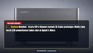 [⚠️ Review Needed - Score 68%] Xiaomi reveals AI Cube prototype: Multi-chip local LLM powerhouse takes aim at Apple's Macs
