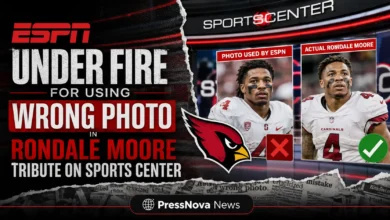 Rondale Moore Minnesota Vikings wide receiver tribute ESPN error controversy