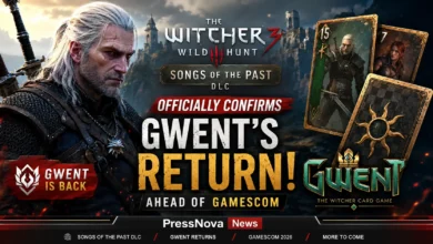 The Witcher 3 Songs of the Past DLC officially confirms Gwent returning feature ahead of Gamescom