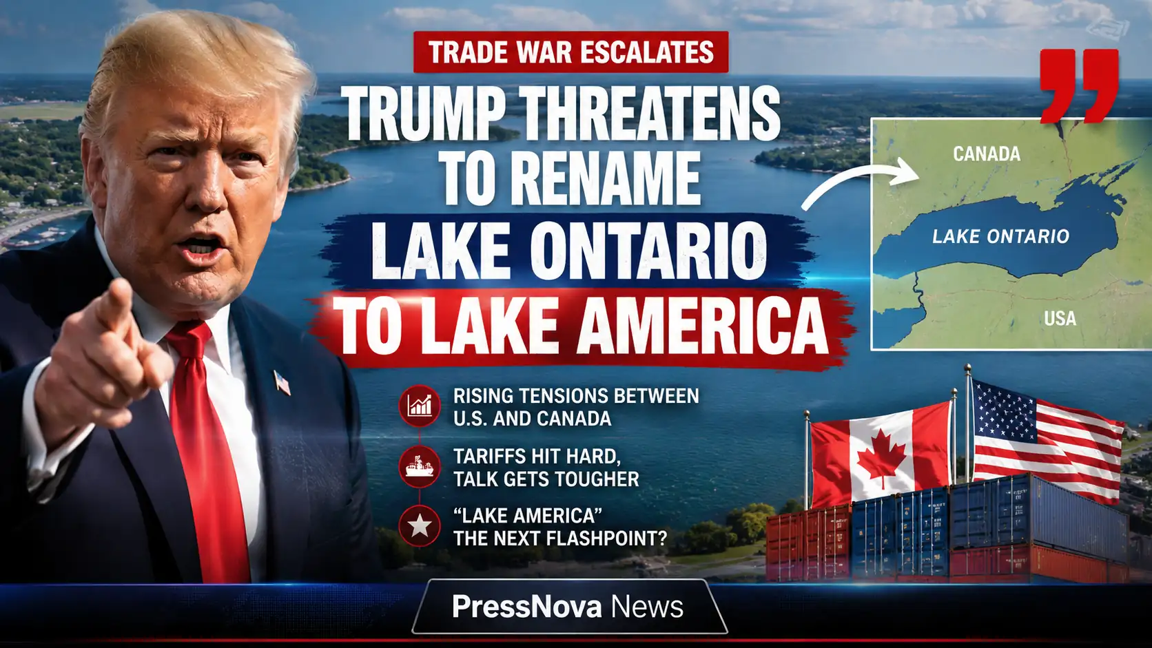 Chart showing US-Canada trade volume by sector and tariff impact projections