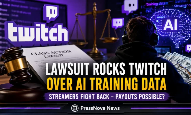Twitch class action lawsuit streamer AI training data controversy legal battle