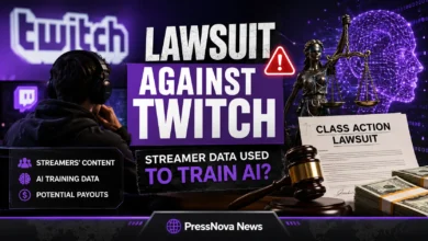 Twitch class action lawsuit filed by streamers over AI training data use controversy and legal battle