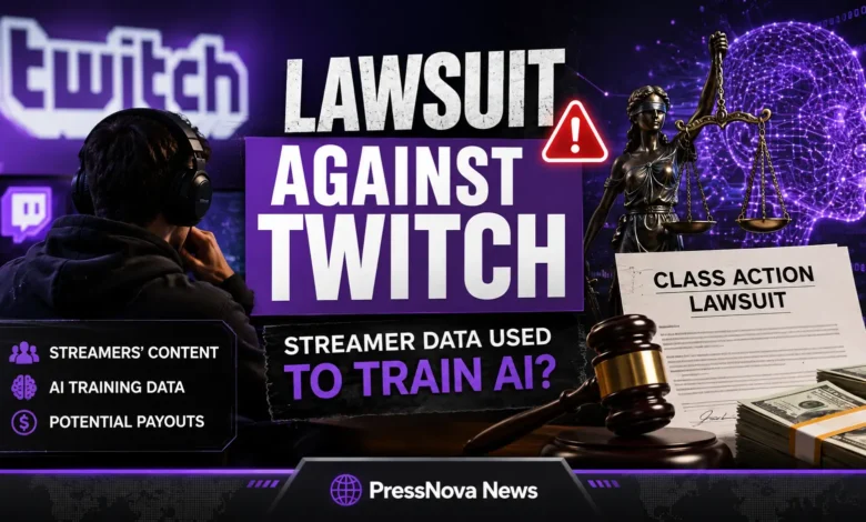 Twitch class action lawsuit filed by streamers over AI training data use controversy and legal battle