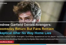 Andrew Garfield at The Uprising premiere in Los Angeles denying Avengers Doomsday Spider-Man return