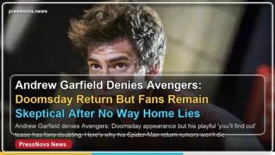 Andrew Garfield at The Uprising premiere in Los Angeles denying Avengers Doomsday Spider-Man return