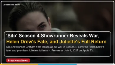 Rebecca Ferguson as Juliette Nichols in Silo Season 4 leading the war against Silo 1